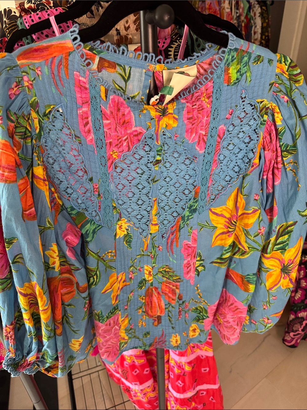 FARM Rio Blue Toucans Garden Blouse - Picture 3 of 11